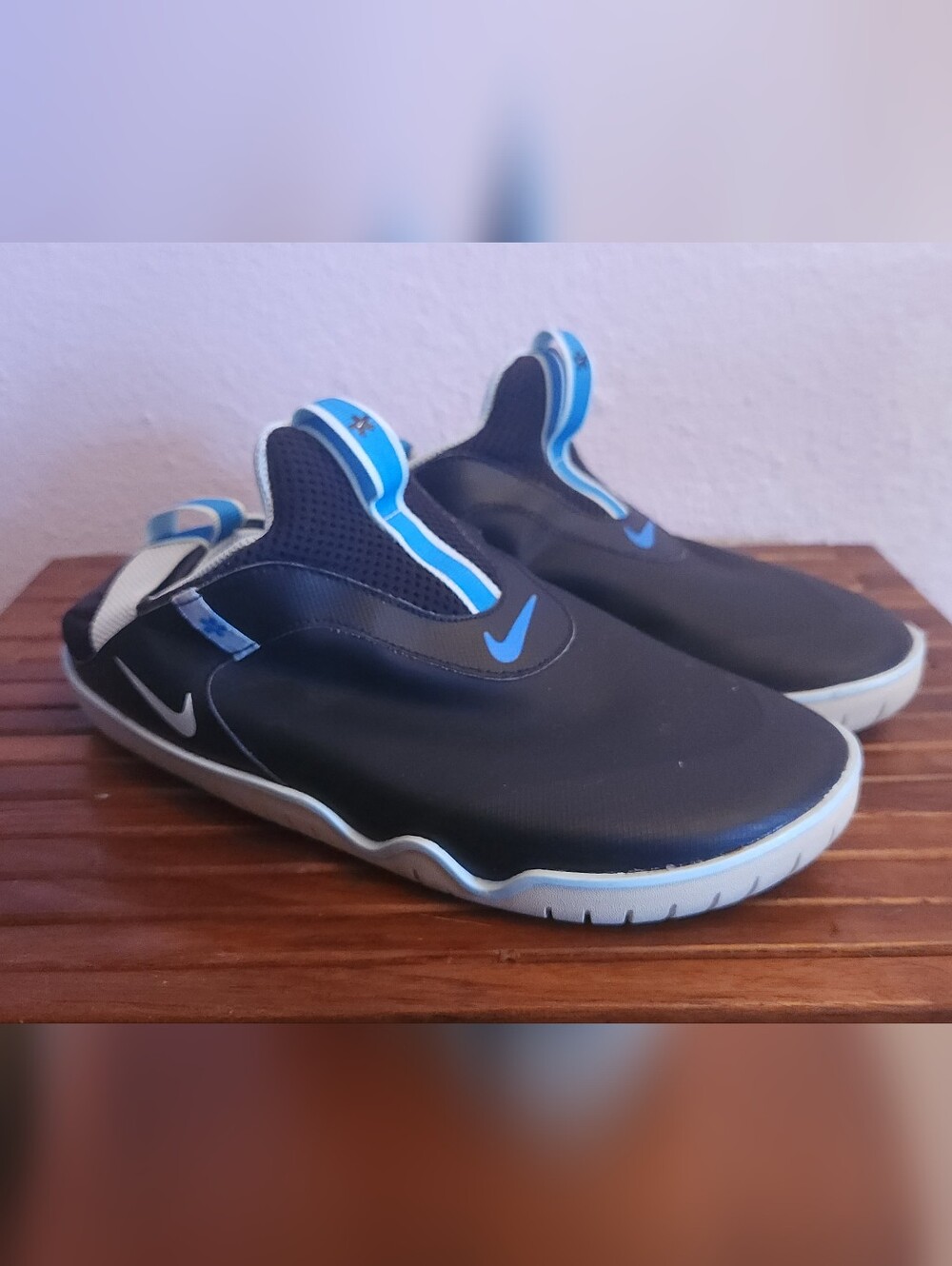 Nike Zoom Pulse Black Teal Nurse Shoes CT1629-001 Slip On Womens Size 7 US